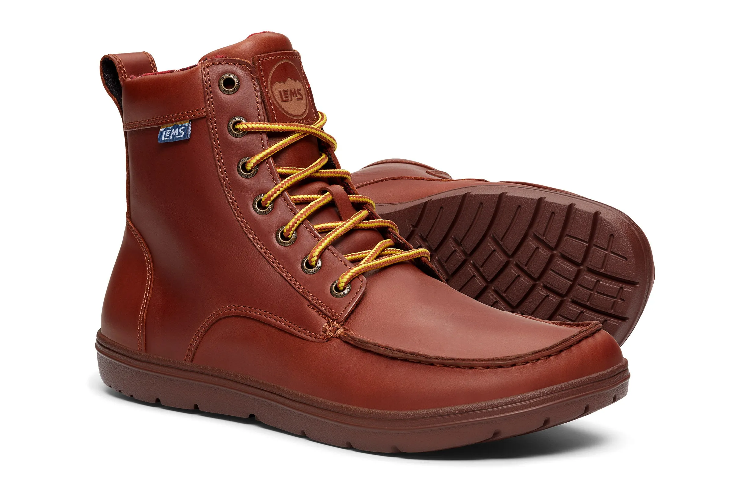 Unisex Lems Boulder Boot Leather Color: Russet