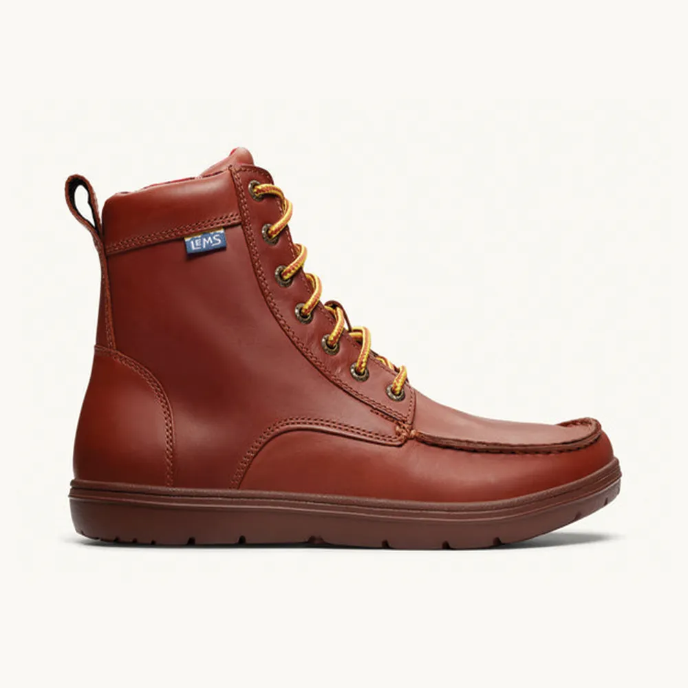 Unisex Lems Boulder Boot Leather Color: Russet