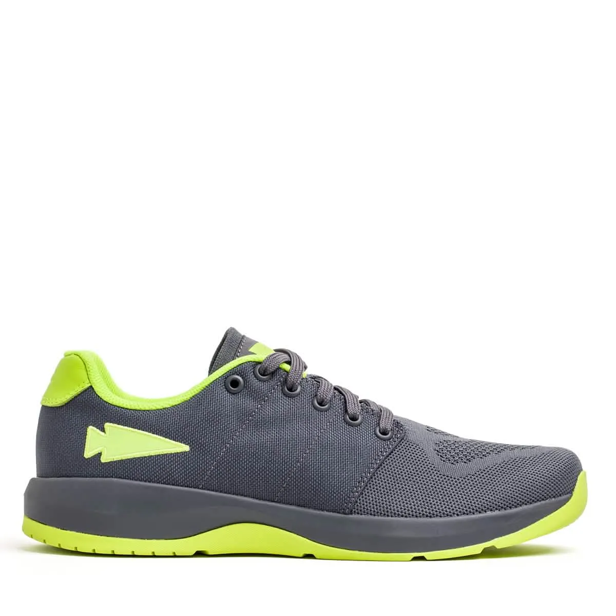 Women's Ballistic Trainers - Wolf Grey   Acid Lime W / Acid Lime Reflective Spearhead