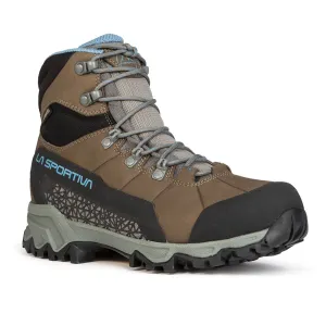 Women's La Sportiva Nucleo High II GTX Color: Oak/ Topaz