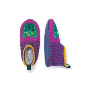 Youth Patterned Gripper Slipper