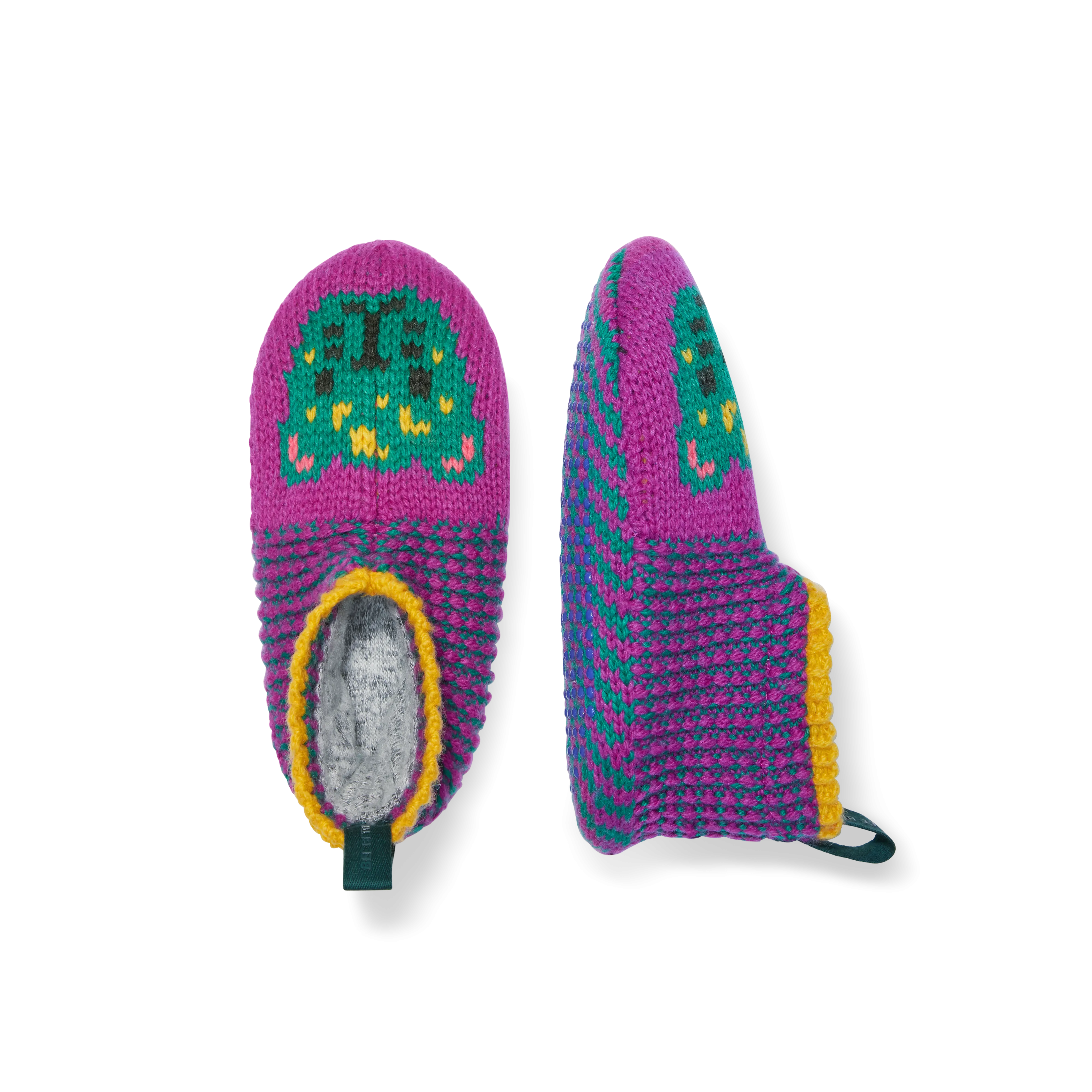 Youth Patterned Gripper Slipper